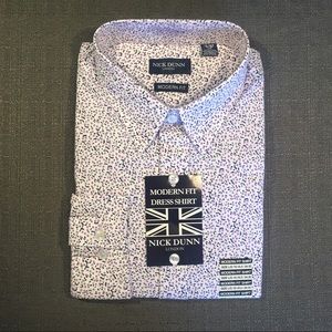 Men’s Nick Dunn Dress Shirt-Brand new w/tags